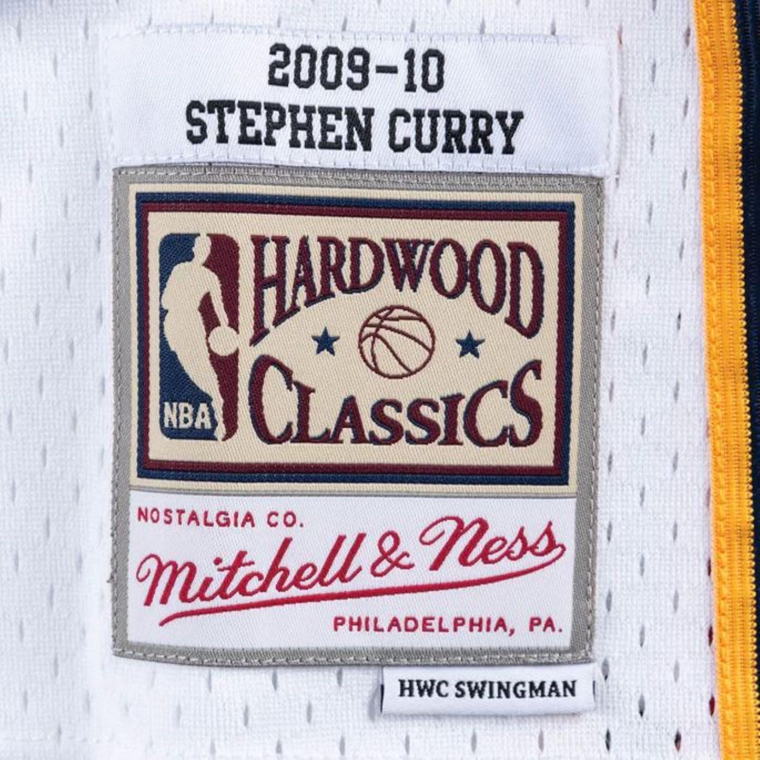 Mitchell & Ness Stephen Curry Golden State Warriors NBA Throwback Jersey White