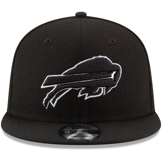 New Era NFL 9FIFTY Black/White Adjustable Snapback Hat Cap One Size Fits All