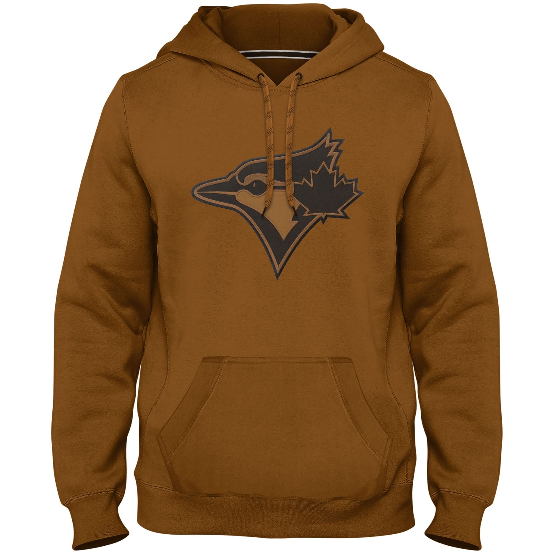 Toronto Blue Jays MLB Express Twill Tonal Dune Logo Hoodie - Dune