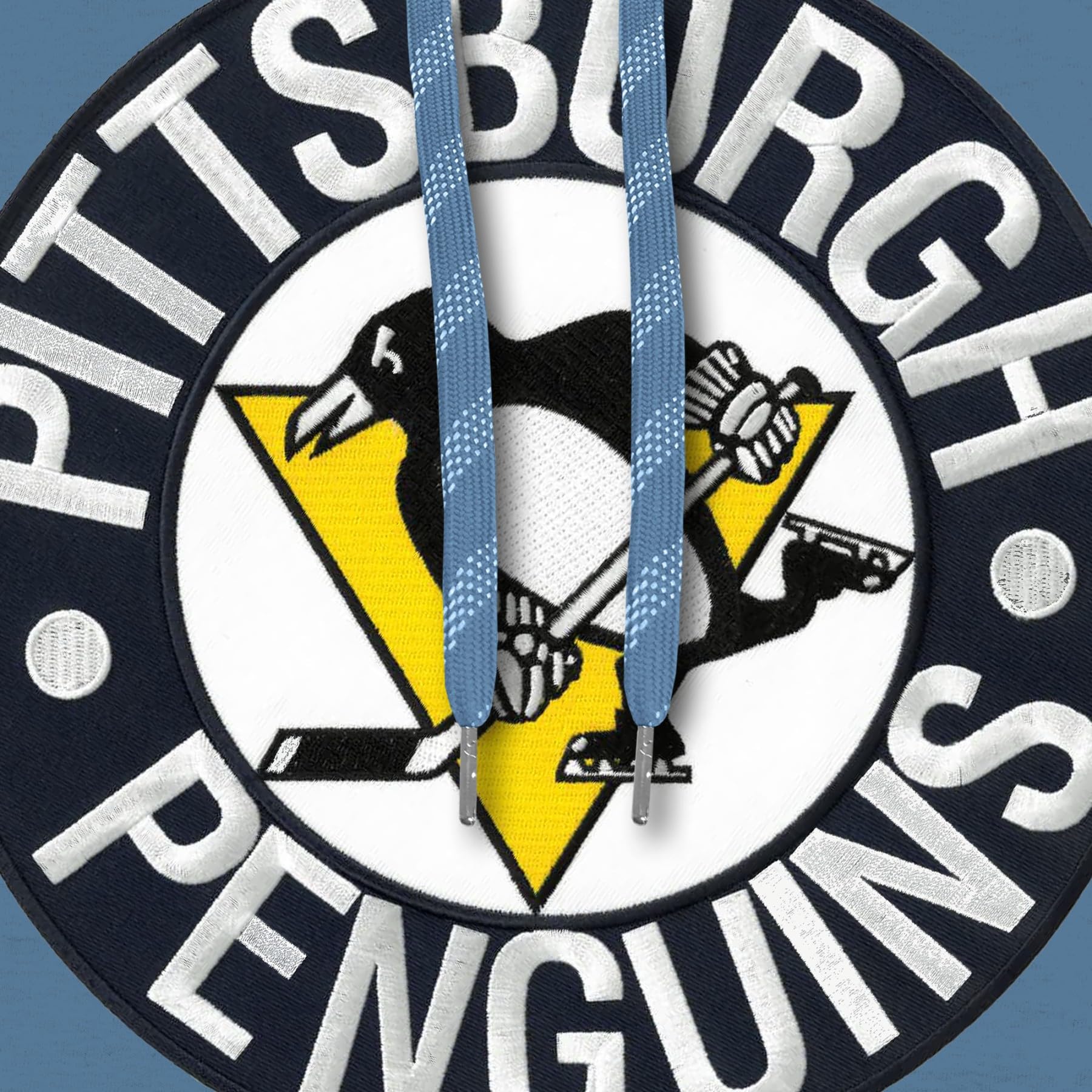 Bulletin Pittsburgh Penguins Vintage NHL Express Twill Logo Hoodie