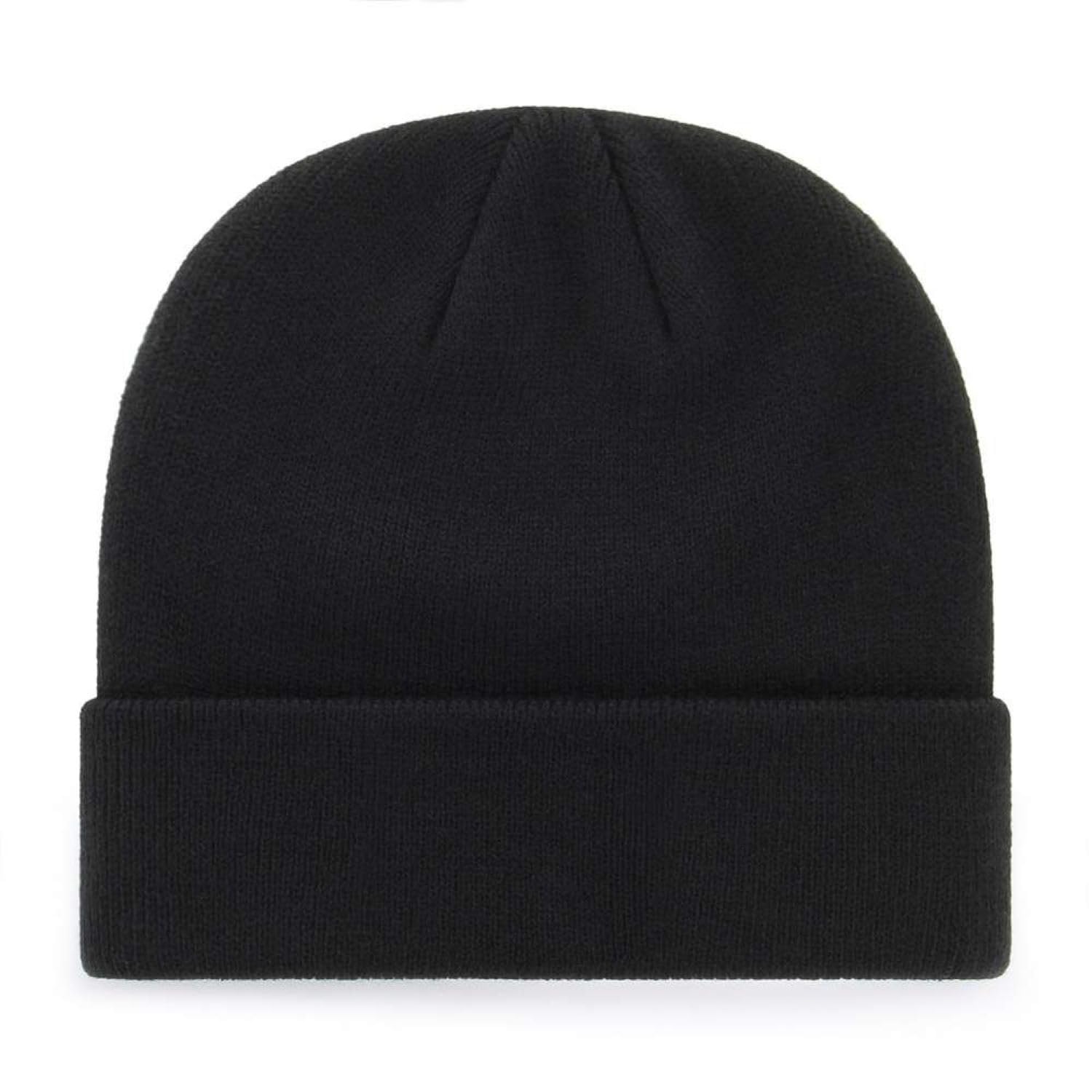 47 Brand Classics Blank Cuffed Toque Knit Hat - Black