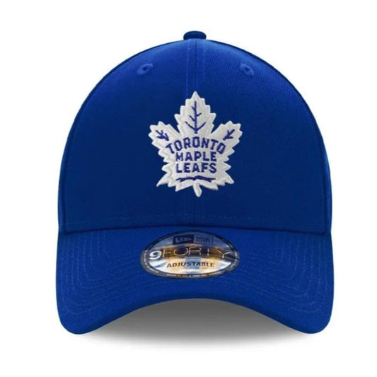 New Era NHL Toronto Maple Leafs 9FORTY Adjustable Snapback Hat - Blue/White