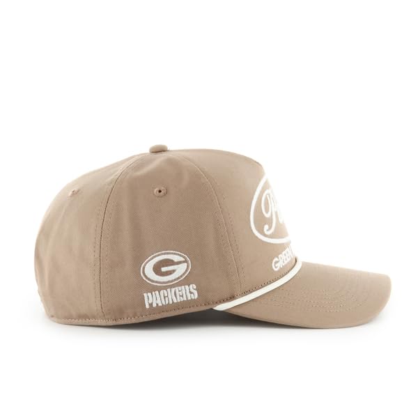 47 NFL Green Bay Foundational Hitch RF Snapback Adjustable Hat - Khaki