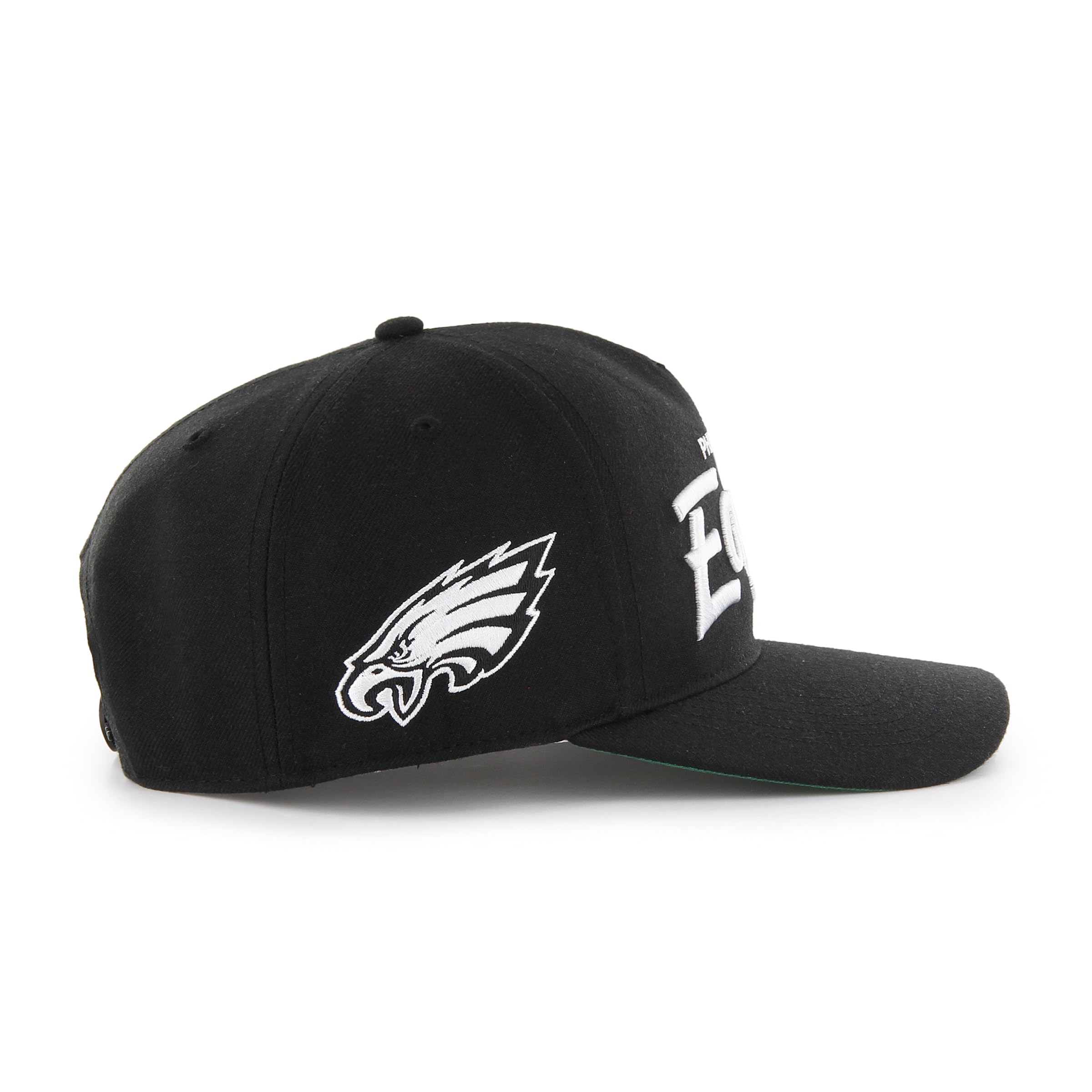 47 NFL Philadelphia Eagles Attitude Hitch Relaxed Fit Snapback Cap Black