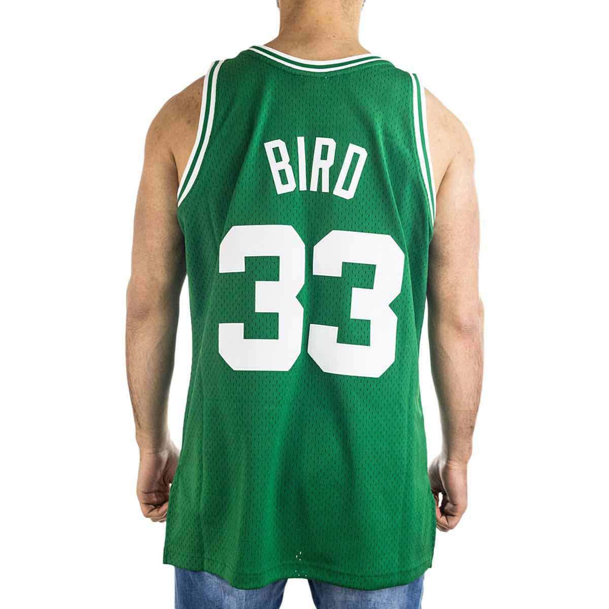 Mitchell & Ness Boston Celtics Mitchell & Ness Jersey NBA Swingman Road Jersey Larry Bird 33 Green - S