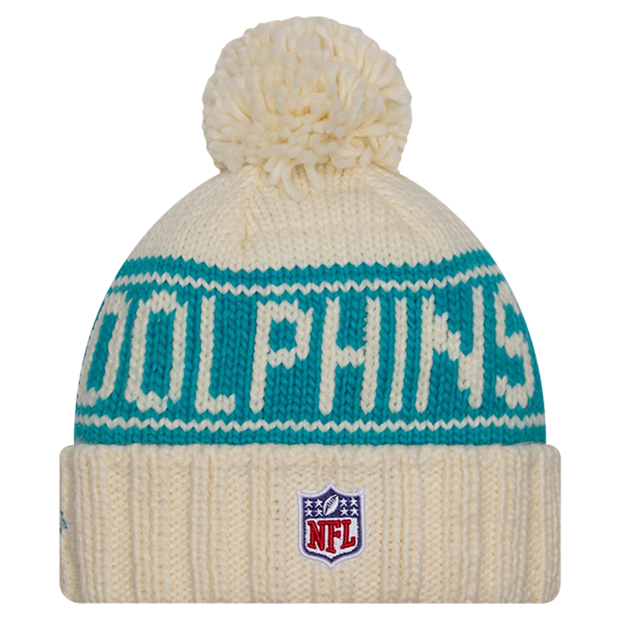 New Era Women's NFL 2024 Sideline Cuffed Knit Hat with Pom