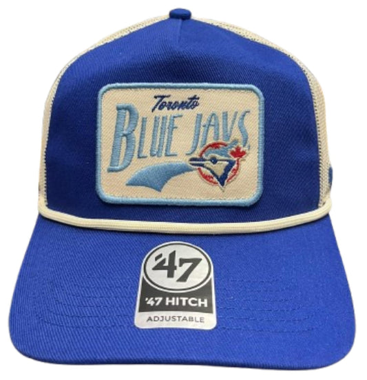 47 Hitch MLB Toronto Cooperstown Emmett Rope Mesh Back Snapback Cap - Blue