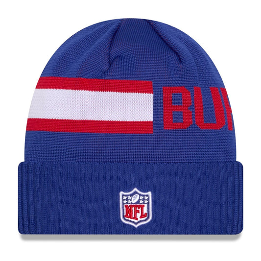 New Era NFL Sideline Tech Knit Beanie - Buffalo Bills Royal