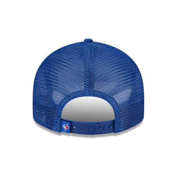 New Era Toronto Blue Jays 9FIFTY Trucker Cap, Low Profile, Blue, Adjustable