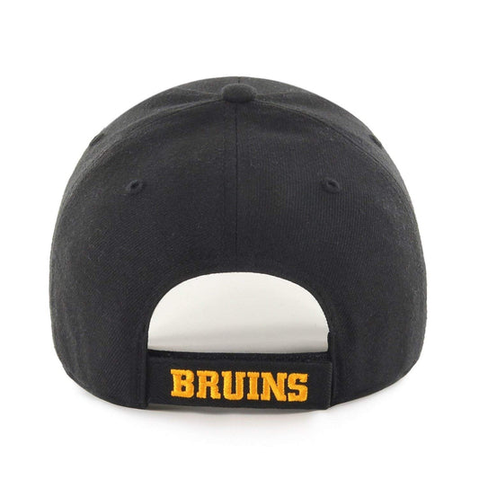 '47 Boston Bruins B 1933 Vintage Hockey MVP Adjustable NHL Cap Black