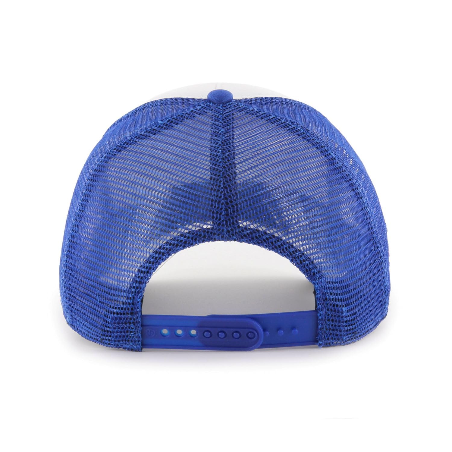 47 Brand MLB Toronto Blue Jays Offside Foam Champ Trucker Adjustable Hat - Royal Blue and White