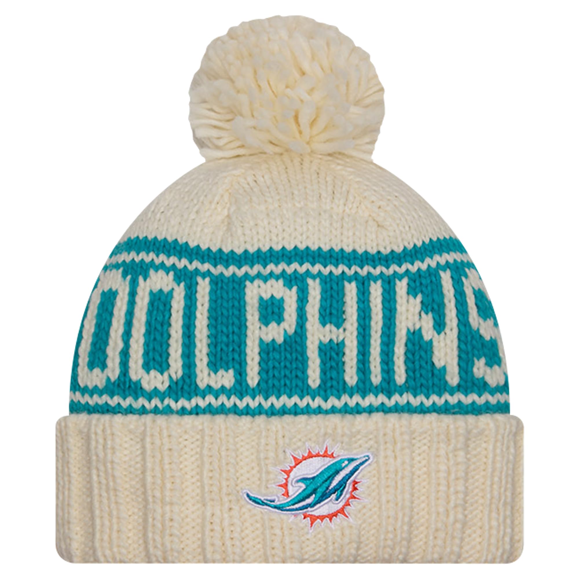 New Era Women's NFL 2024 Sideline Cuffed Knit Hat with Pom