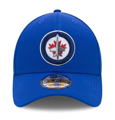 New Era 9FORTY NHL Winnipeg Jets Adjustable Snapback Hat - Blue