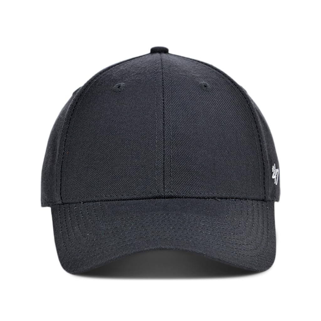 '47 Blank Classic MVP Cap, Adjustable Plain Structured Hat for Men and Women