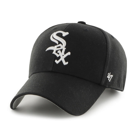 '47 Chicago White Sox Black MLB Sure Shot Most Value P. Snapback Cap