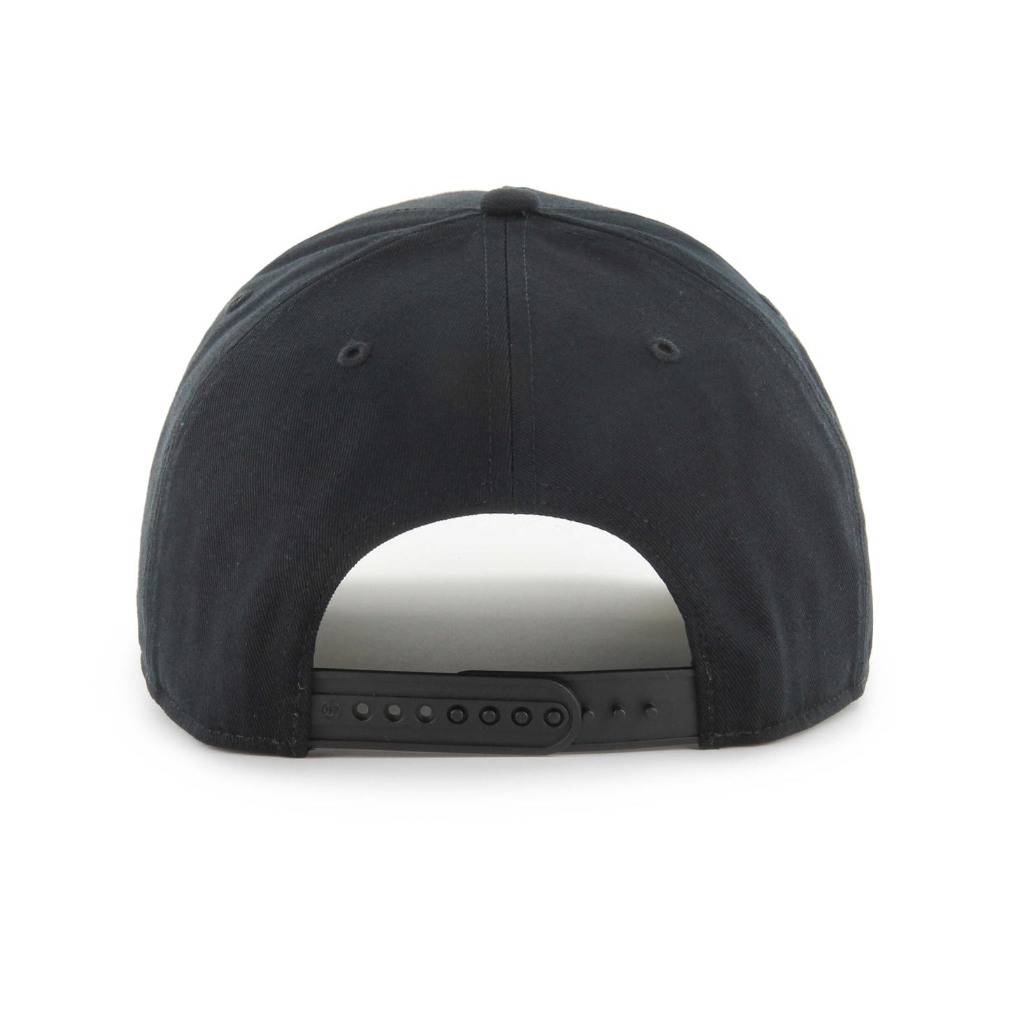 47 Edmonton Oilers Sure Shot Hitch Side Patch Snapback - Black and White