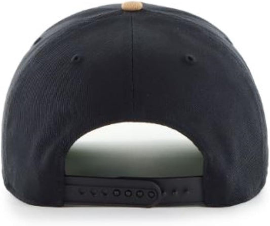 47 MLB Toronto Golden Age Replica Adjustable Hitch Hat (CA/US, Alpha, One Size, Black/Tan)