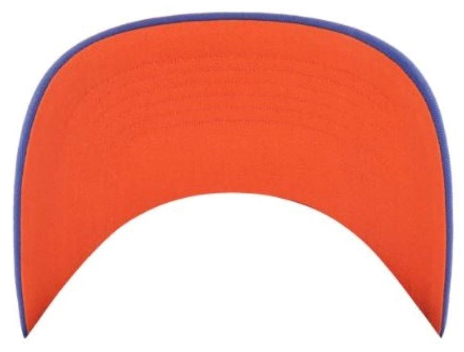 '47 Hitch NHL Oilers Adjustable Snapback Hat Royal Orange