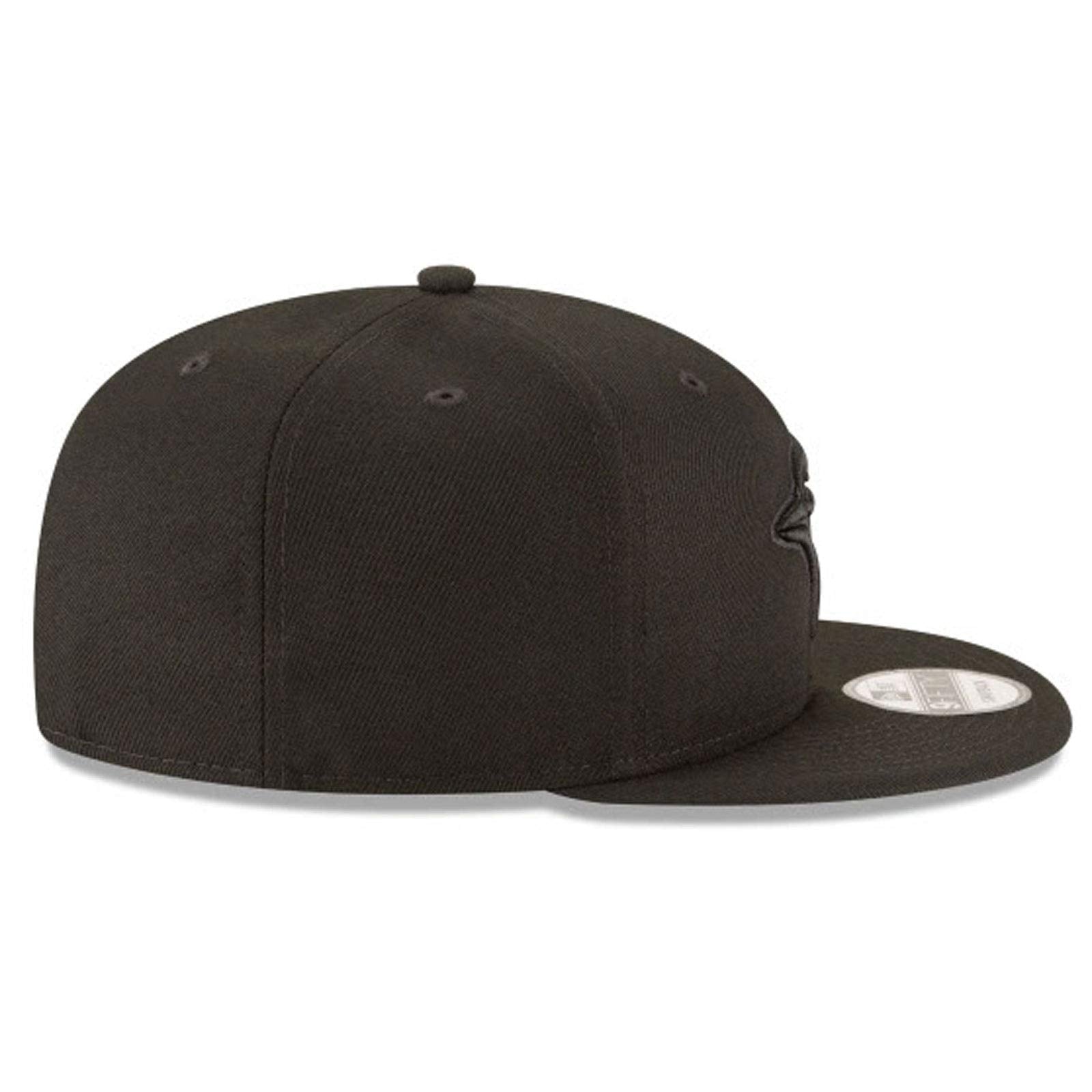 New Era x MLB Men's Toronto Blue Jays Basic 9Fifty Snapback Hat Black/Black