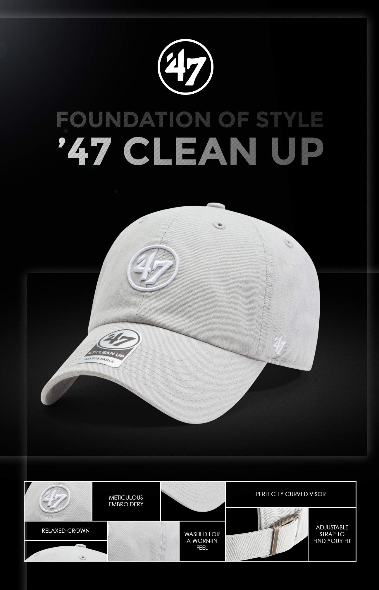 '47 Mens NFL Brand Cleanup Adjustable Hat