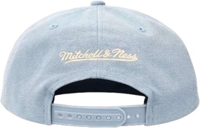 Mitchell & Ness MLB Toronto Blue Jays Classic Logo Snapback Hat - White/Babyblue