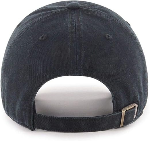 Calgary Flames NHL `47 Clean Up Black On Black Hat | Adjustable - One Size