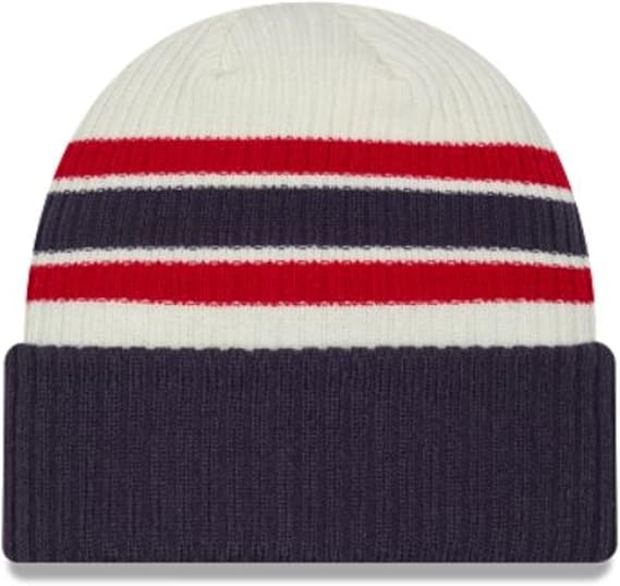 New Era NHL Winnipeg Jets Vintage Knit Beanie - Navy/Cream