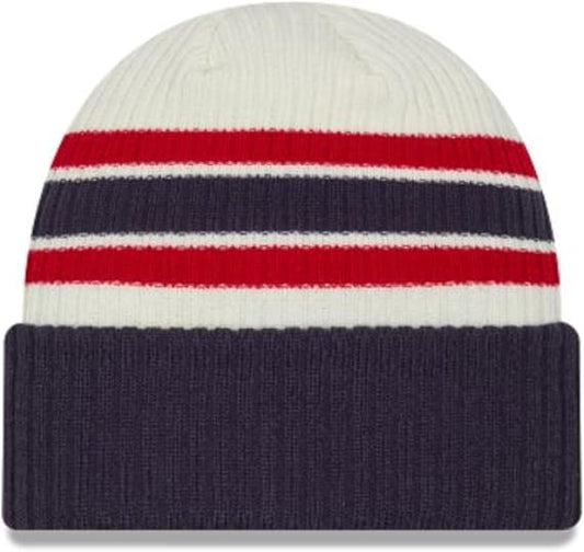 New Era NHL Winnipeg Jets Vintage Knit Beanie - Navy/Cream