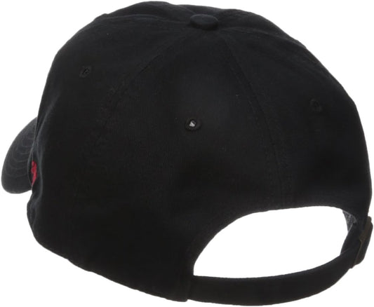 47 Brand H-RGW03GWSNL-BK NHL Calgary Flames Clean up Adjustable Cap (Black, One-Size)