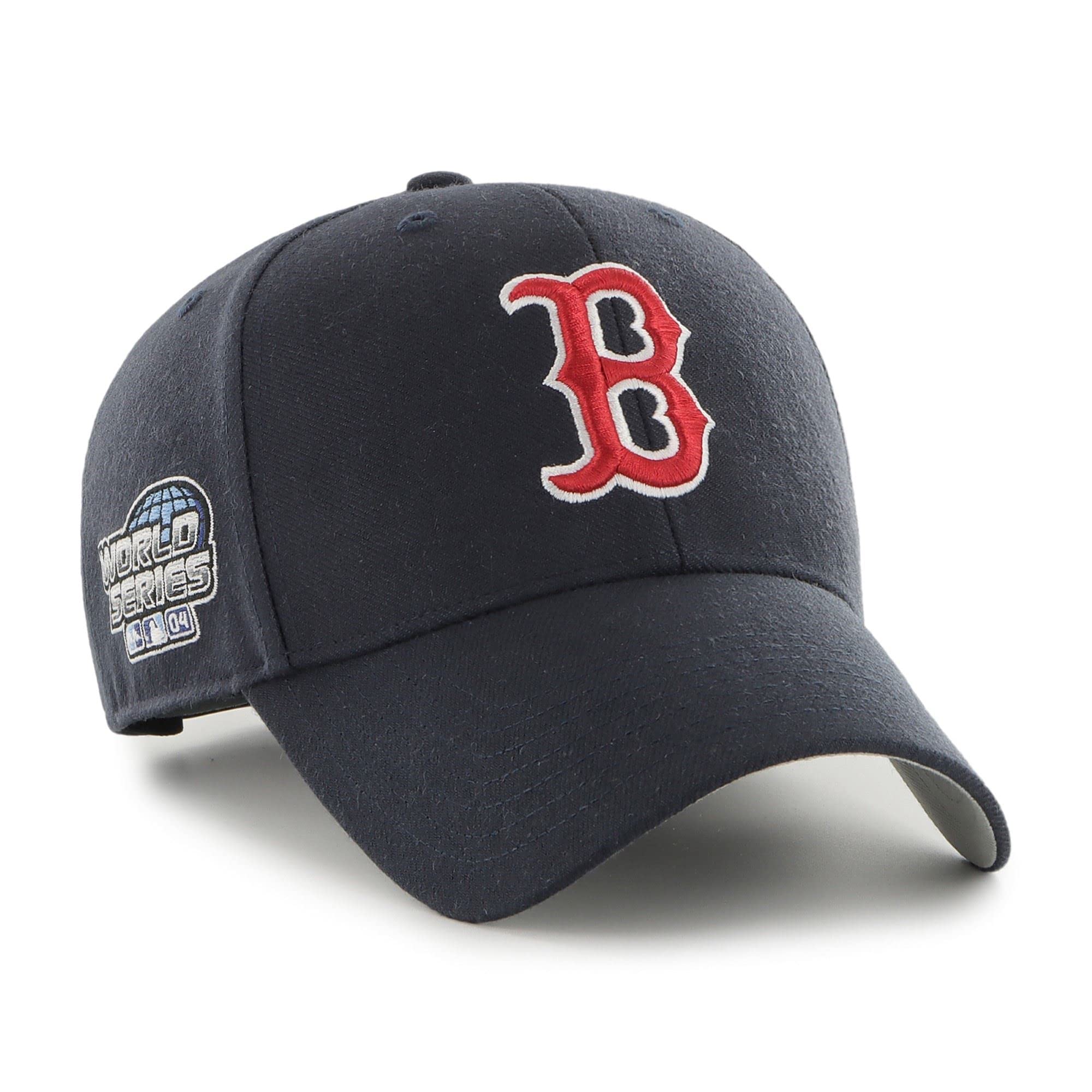 '47 Boston Red Sox Navy MLB Sure Shot Most Value P. Snapback Cap