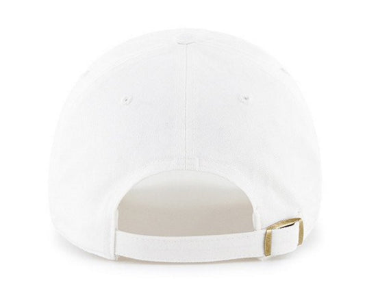 '47 Brand Cap – Clean Up Curved V Relax Fit White Size: Adjustable