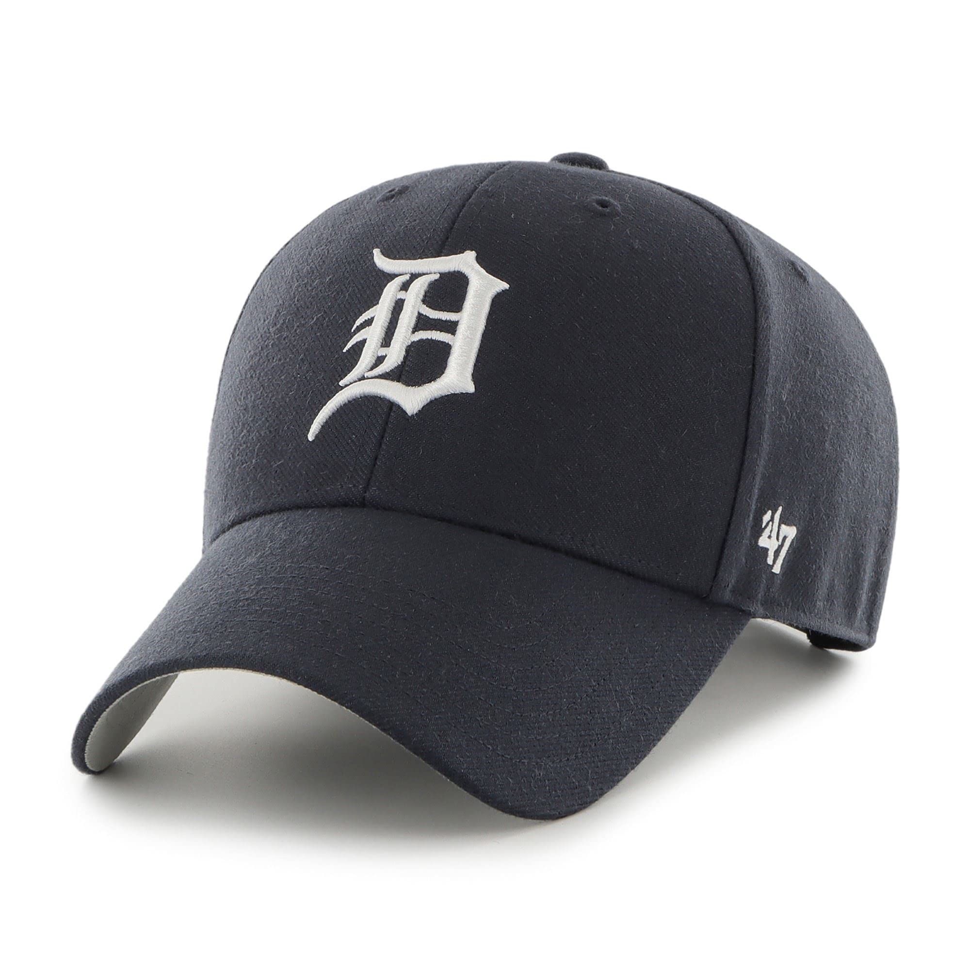 '47 Detroit Tigers Navy MLB Sure Shot Most Value P. Snapback Cap