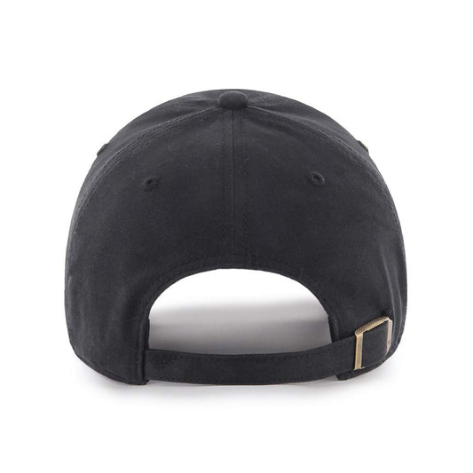 Women's Toronto Raptors Clean Up Miata Red Logo Black Hat Cap Adjustable Strap