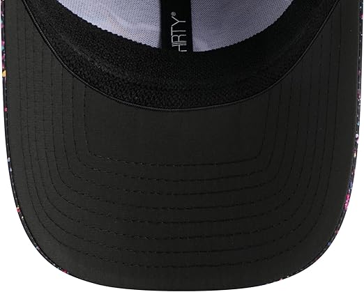 New Era 39THIRTY NFL 2025 Detroit Lions Crucial Catch Intercept Cancer Paint Splatter Stretch Fit Hat - Black (CA/US, Alpha, One Size, Medium/Large, Black)