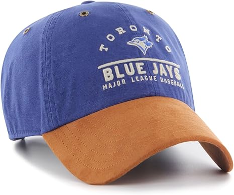 47 MLB Toronto Men's Royal Windham Suede Clean Up Adjustable Hat Blue