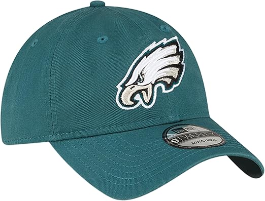New Era 9TWENTY NFL Philadelphia Eagles Core Classic Adjustable Hat - Midnight Green