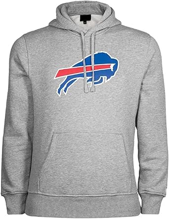 47 NFL Buffalo Imprint Headline Hoodie - Grey (CA/US, Alpha, Small, Regular, Regular, Grey)