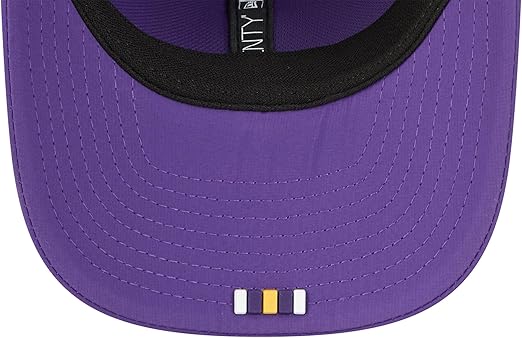 New Era 9SEVENTY NFL 2025 Sideline Trucker Adjustable Snapback Hat (CA/US, Alpha, One Size, Purple, Minnesota Vikings)