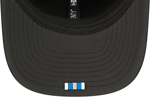New Era 9SEVENTY NFL 2025 Sideline Trucker Adjustable Snapback Hat (CA/US, Alpha, One Size, Black, Detroit Lions)