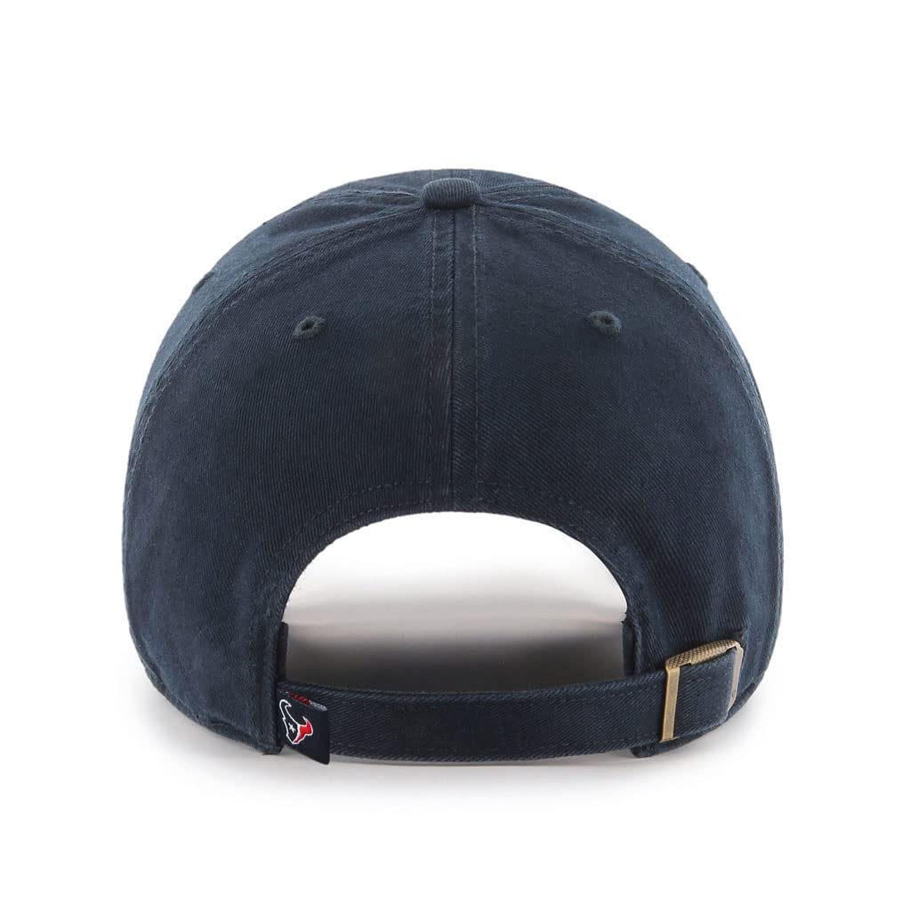 47 Men's Compatible with Texans Clean Up Navy Hat Cap NFL Football Adjustable Strap