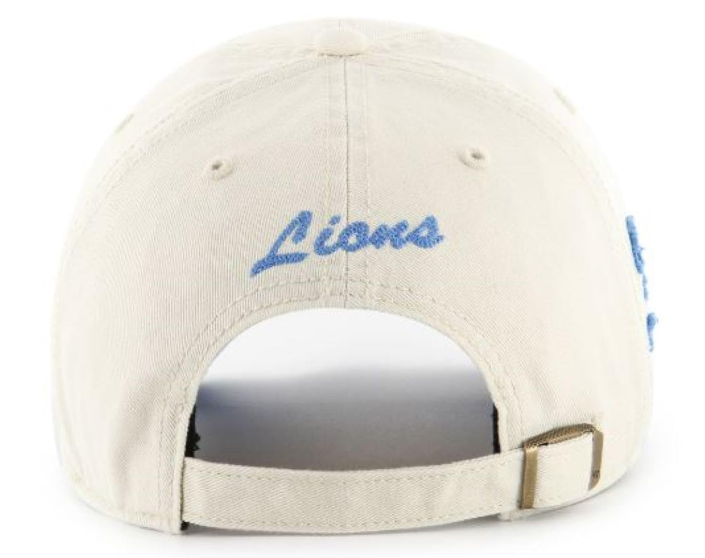 47 Clubhouse Faber NFL Detroit Clean Up Adjustable Hat - Sandstorm Blue/Cream