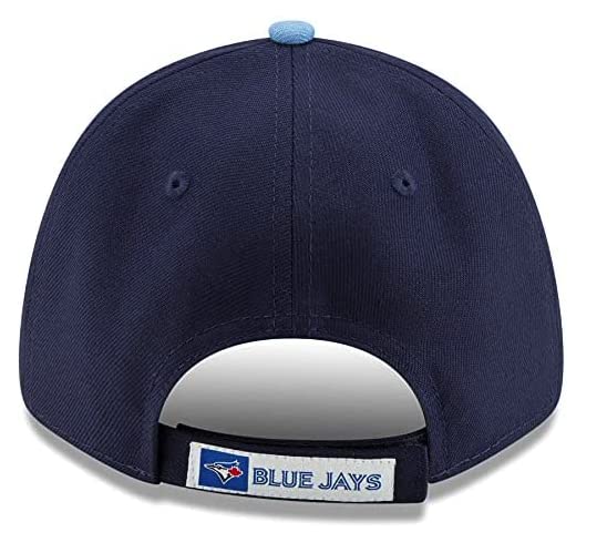 New Era Cap Company Men's Navy Compatible with Toronto Blue Jays Alternate 4 Replica 9Forty Adjustable Hat