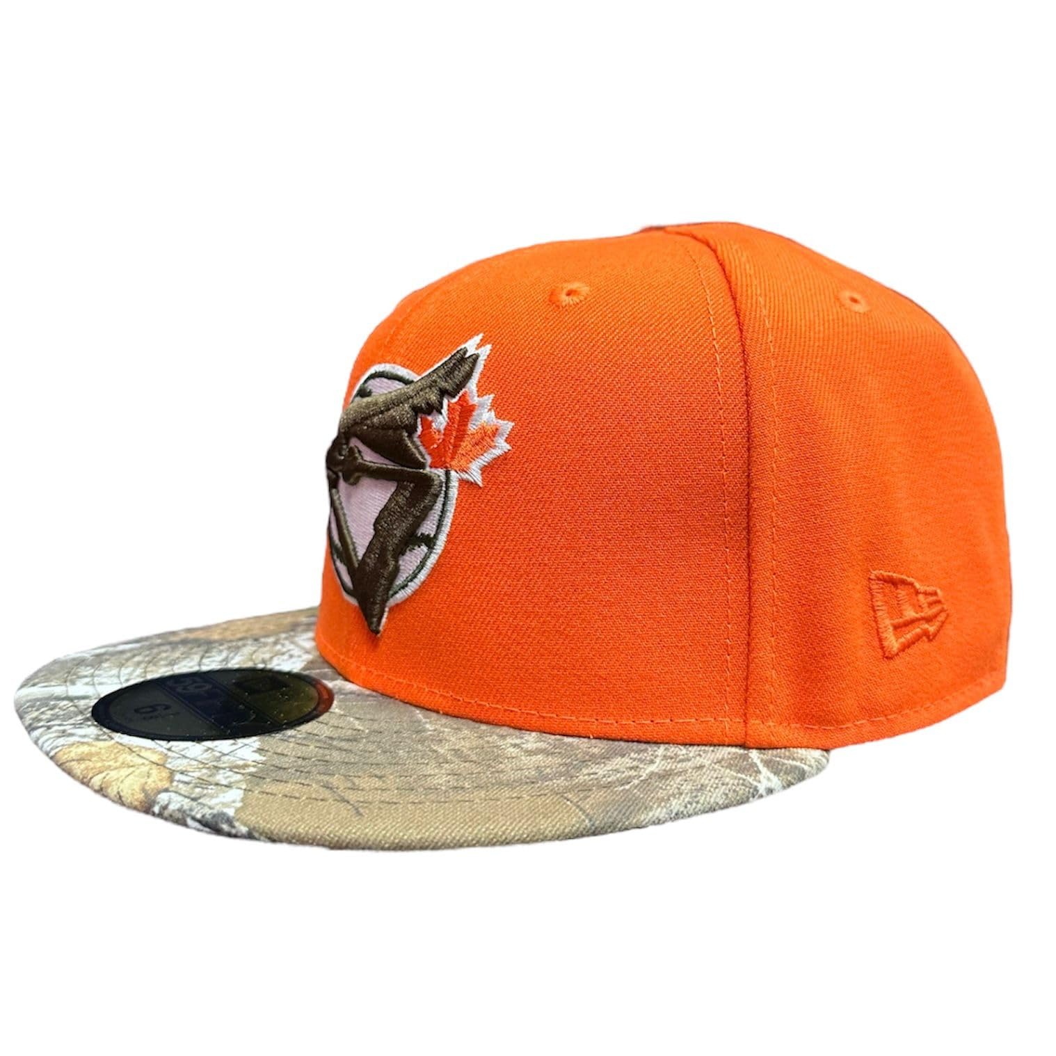 New Era MLB Toronto Blue Jays Real Tree Rush 1993 World Series 59FIFTY Fitted Hat - Orange/Camo