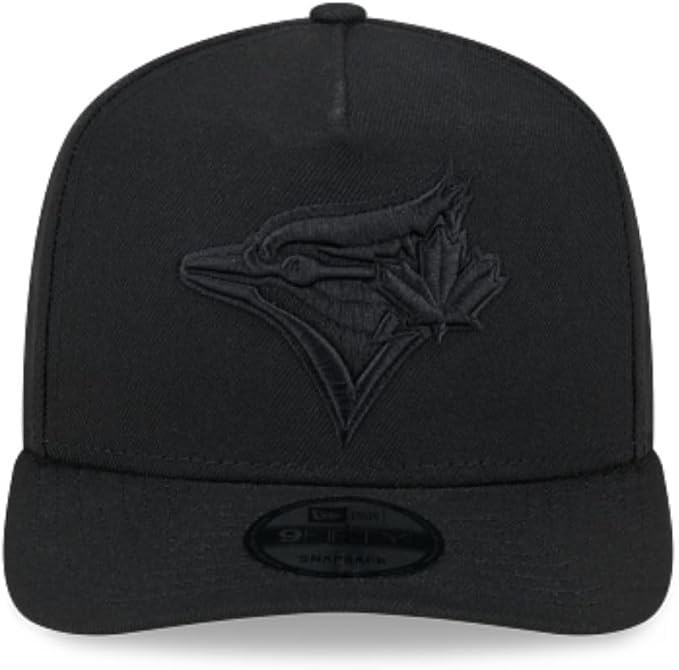 New Era MLB Toronto Blue Jays Baseball Cap, 9Forty A-Frame Snapback, Black