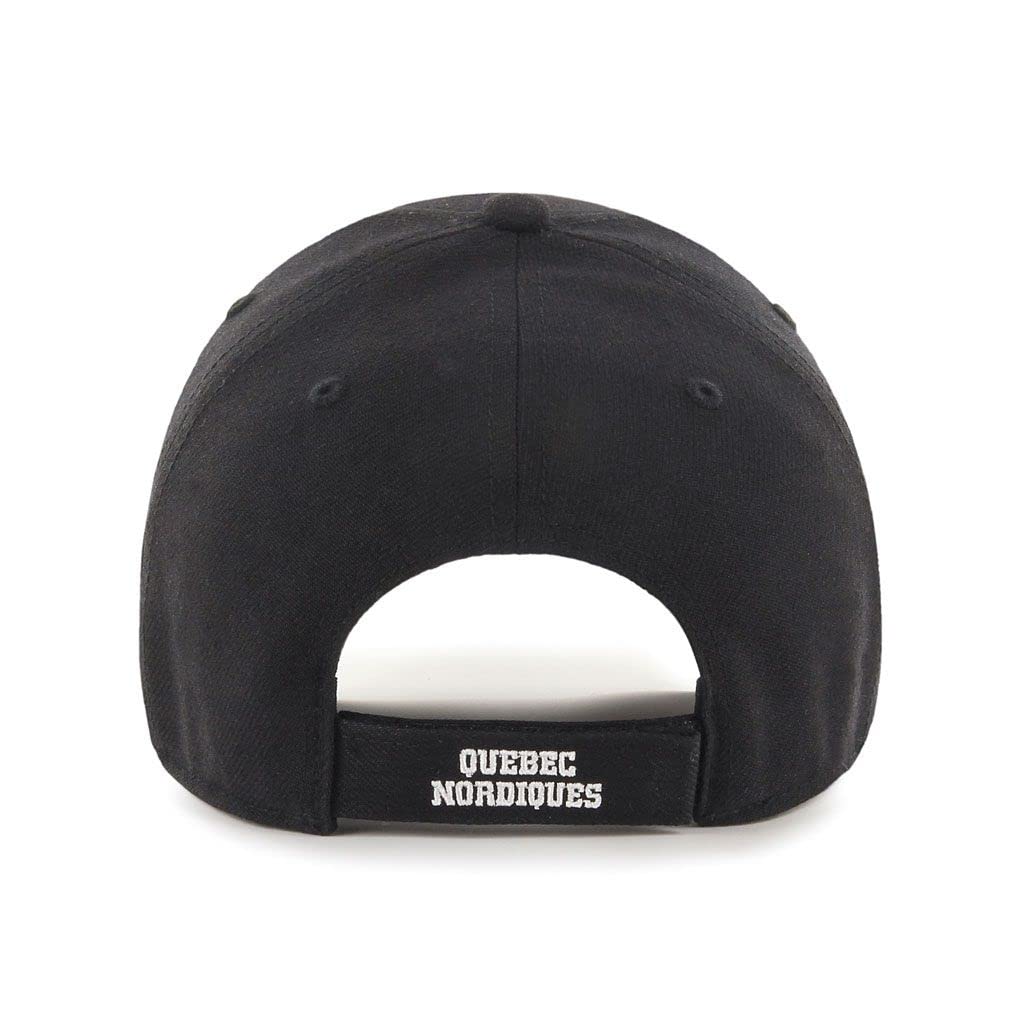 Quebec Nordiques NHL '47 MVP Black and White Hat - One Size