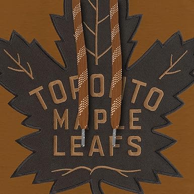 Bulletin Toronto Maple Leafs NHL Express Twill Tonal Dune Logo Hoodie - Dune - Small