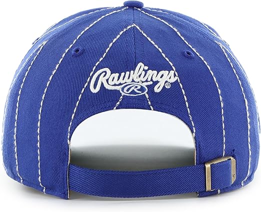 47 MLB Chicago Rawlings Pinstripe Hitch Adjustable Snapback Hat - Blue