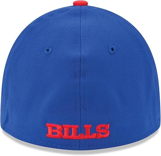 New Era NFL Team Classic 39THIRTY Stretch Flex Fit Hat Cap, Buffalo Bills Alternate, Medium-Large