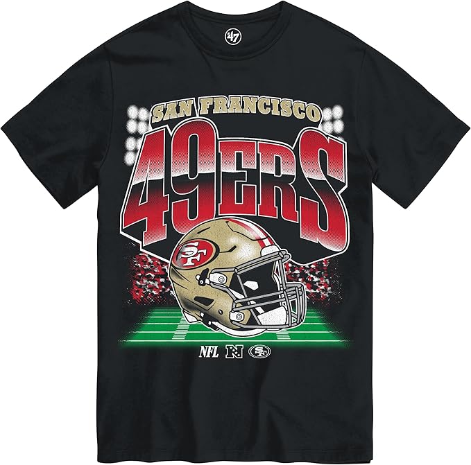 47 NFL San Francisco Blindside Tee - Black (CA/US, Alpha, XX-Large, Regular, Regular, Black)
