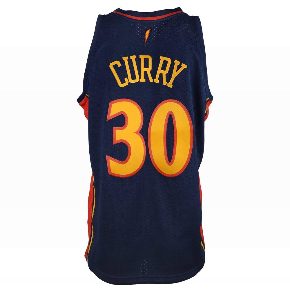 Stephen Curry Golden State Warriors Mitchell & Ness NBA Throwback Jersey - Navy